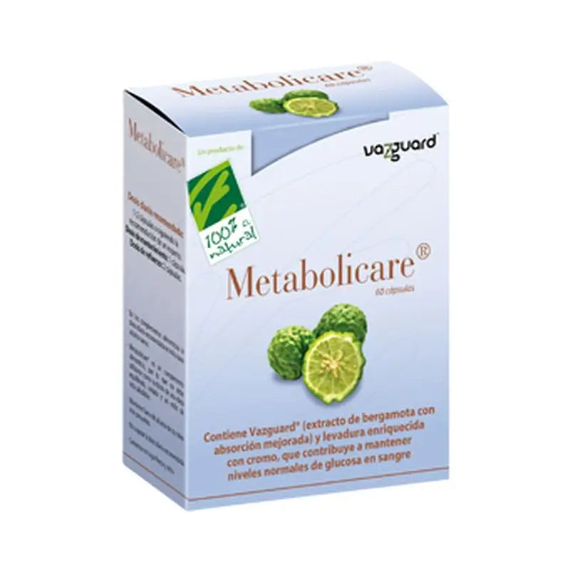 100%Natura Metabolicare , 60 cápsulas