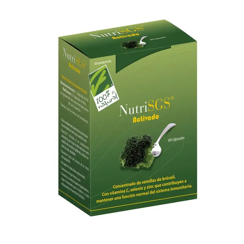 100%Natura Nutrisgs Activado , 60 cápsulas