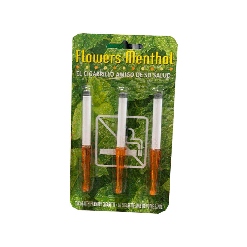 Cigarrillos Flower Mentol, 3 Unidades