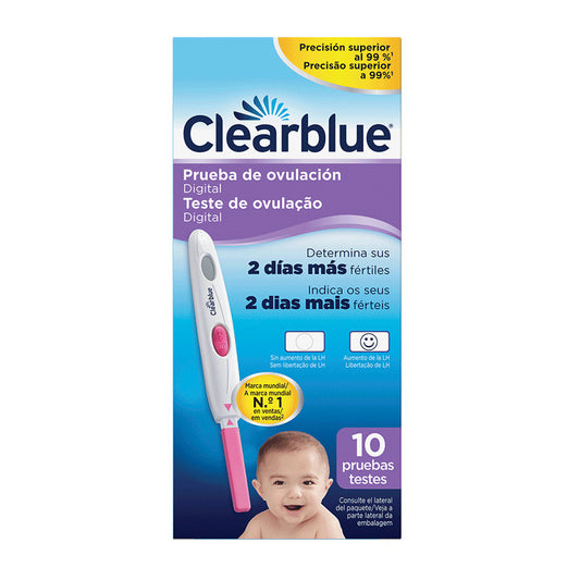 Clearblue Test de Ovulación, 10 Varillas