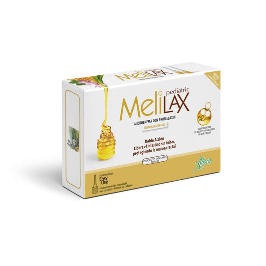 Aboca Melilax Pediátrico 6 Microenemas 5 G Evacuante para a obstipação, Alívio intestinal, Irritação e Inflamação