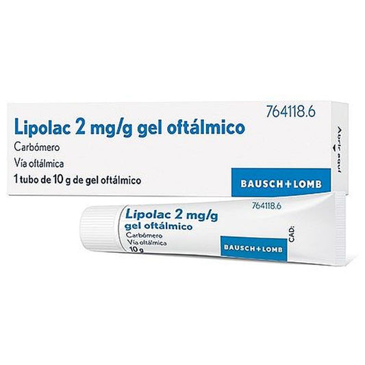 Lipolac 2 mg/g Gel oftálmico 10 g