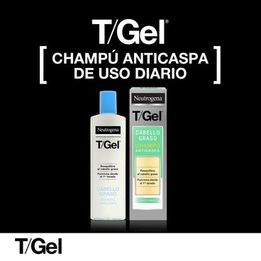 Champô Neutrogena Uso Diário Anti-Caspa T/Gel para Cabelo Oleoso, 250ml
