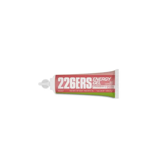 226Ers Energy Gel 25Gr  Gel Energético Fresa Y Plátano - Sin Cafeína, 25 gr