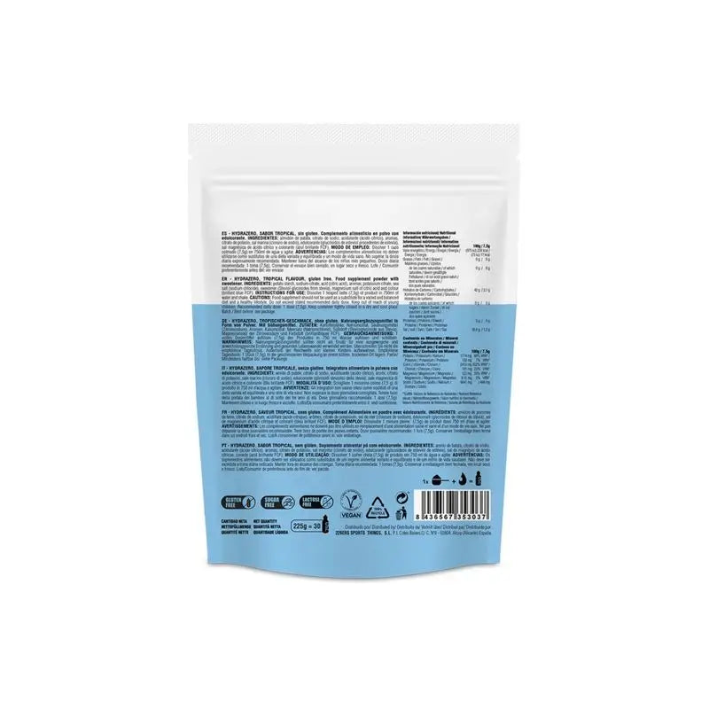 226Ers Hydrazero Bebida Hipotónica Tropical, 225 gr