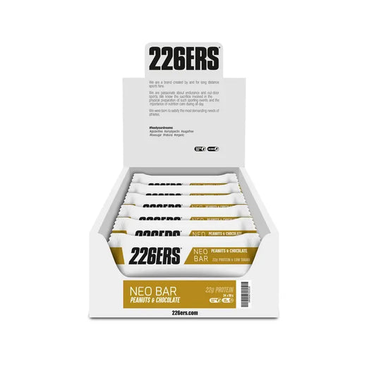 226Ers Neo Bar Protein - Barra de Proteína Neo Bar Protein - Barra de Proteína de Amendoim e Chocolate, 24x50 g