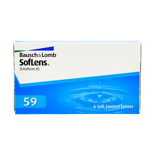 Soflens 59 Spherical Monthly Lenses, 6 unidades
