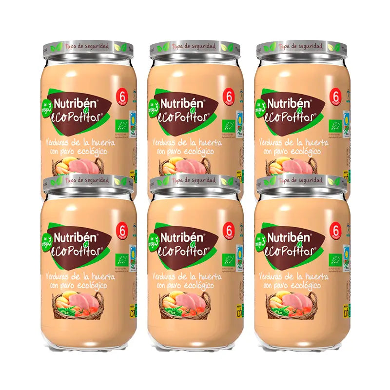 Nutriben Potito Eco Vegetable Garden Turquia 6x235 Gr