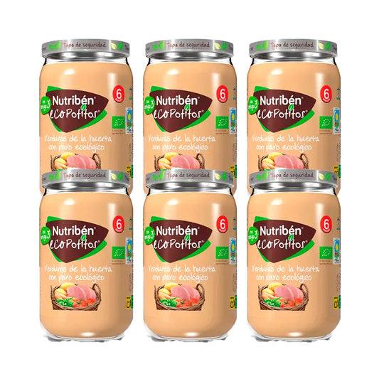 Nutriben Potito Eco Vegetable Garden Turquia 6x235 Gr