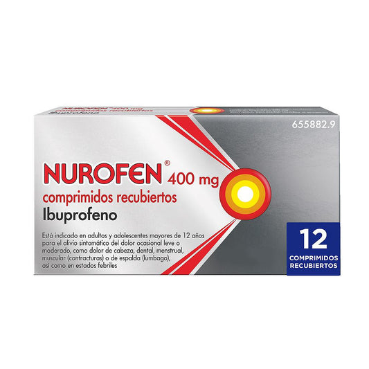 Nurofen 400 mg, 12 Comprimidos Recubiertos