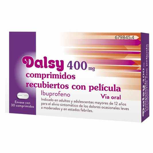 Dalsydol 400 mg, 30 Comprimidos Recubiertos