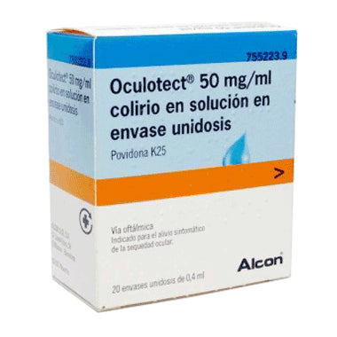 Oculotect 50 mg/ml Colirio en Solución, 20 Monodosis