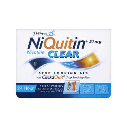 Niquitin Clear 21mg/24h, 7 Parches Transdérmicos
