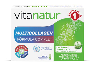 Vitanatur Multicollagen Suplemento Alimentar Complet Formula, 30 cápsulas