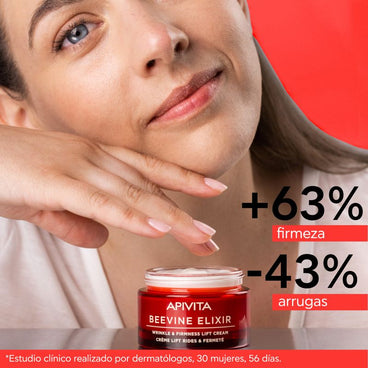 Apivita Beevine Elixir Crema Facial Contornos Más Definidos Y Hidratación , 50 ml