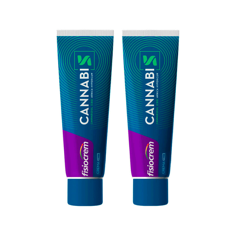 Fisiocrem  Cannabis Crema CBD, 2x200 ml