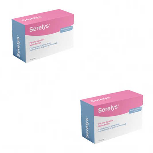 Embalagens Serelys Perimenopausa Menopausa 2x60 Cápsulas