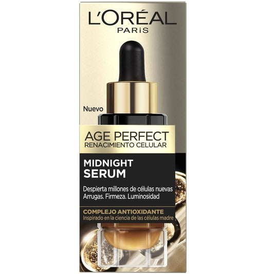 L'Oréal Paris Sérum da Meia-Noite Age Perfect Cellular Revival, Com Complexo Antioxidante, Sérum Facial de Noite