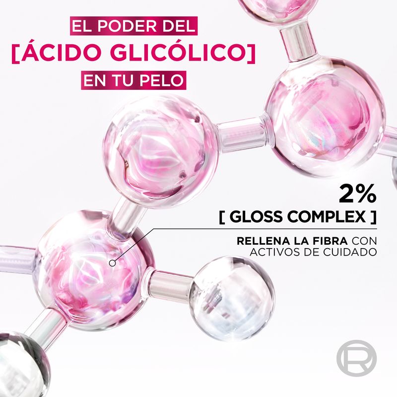 L'Oréal Paris Elvive Brilho Glicólico Champô com Ácido Glicólico Cabelo macio e brilhante