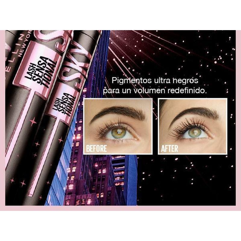 Maybelline New York Lash Sensational Sky High Cosmic: Rímel ultra-preto, com comprimento e volume