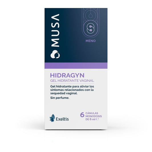 Musa Hydragin Hidratante Vaginal, 6 cânulas