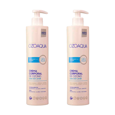 Ozoaqua Pack Ozone Creme Corporal, 2x500 ml