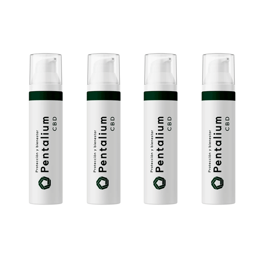 Pentalium Creme Anti-inflamatório CBD Dores musculares e articulares , 4x75 gr