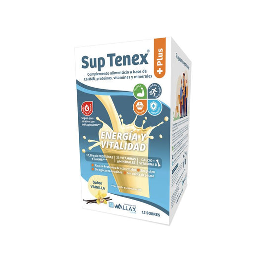 Sup Tenex Plus Baunilha, 32g x 15 saquetas
