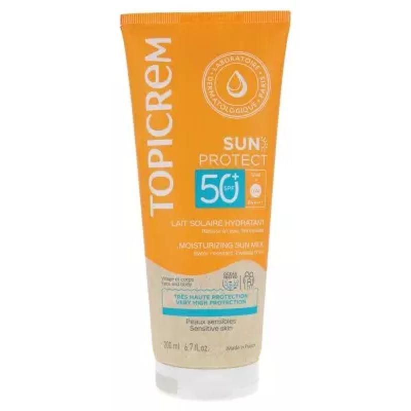 Topicrem Sun Protect Leite Spf50+, 200 ml