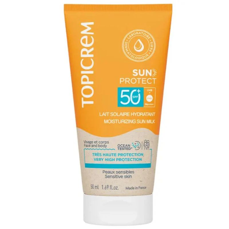 Topicrem Sun Protect Leite Spf50+, 50 ml