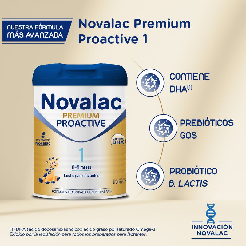 Novalac Proactive Premium 1, 800 g
