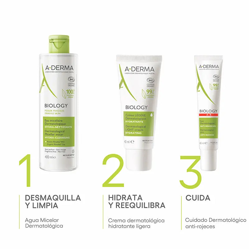 A-Derma Biology Ligera Dermatológica Hidratante 40 ml