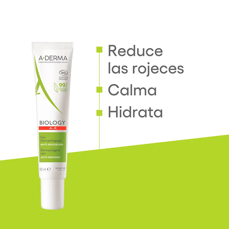 A-Derma Biology Cuidado Dermatológico Anti-Rojeces 40 ml