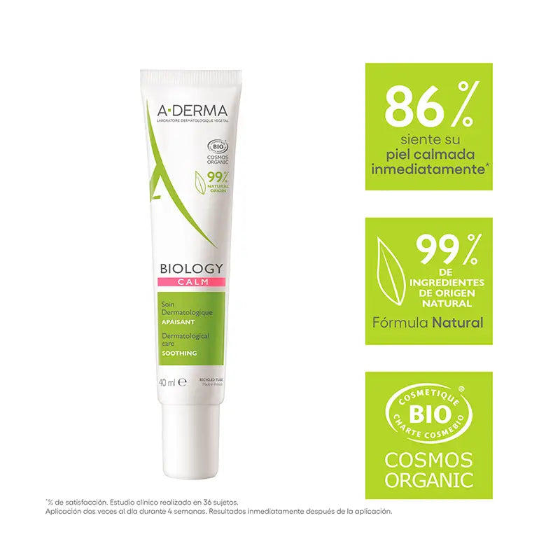 A-Derma Biology Cuidado Dermatológico Calmante 40 ml