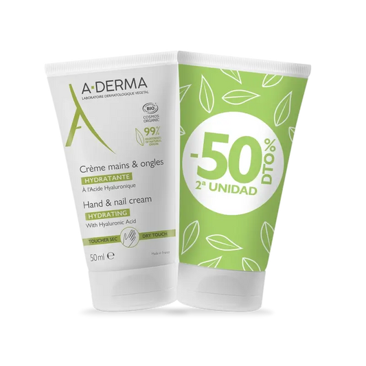 A-Derma Pack Duplo Creme para Mãos e Unhas, 2 X 50 Ml