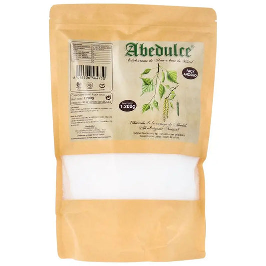 Abedulce Xilitol Azucar Abedul Polvo Bolsa , 1200 gr