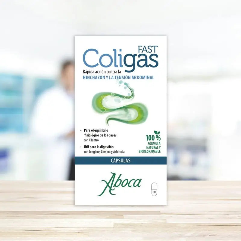 Aboca Coligas Fast Frasco de, 30 cápsulas