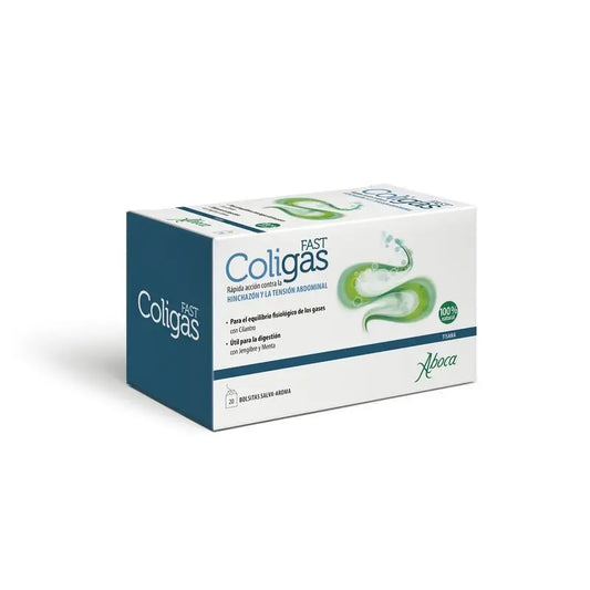 Aboca Coligas Fast Tisane Box, 20 saquetas