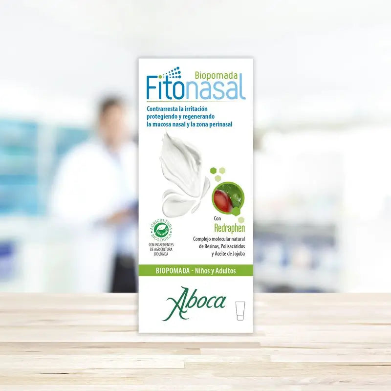 Aboca Fitonasal Biopomada Fitonasal Biopomada - Tubo de 10 Ml, Irritação Nasal, 10 ml