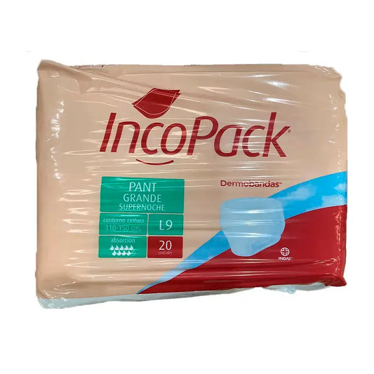 Incopack Pant Super Night Nappy Tamanho Grande 80 pcs.