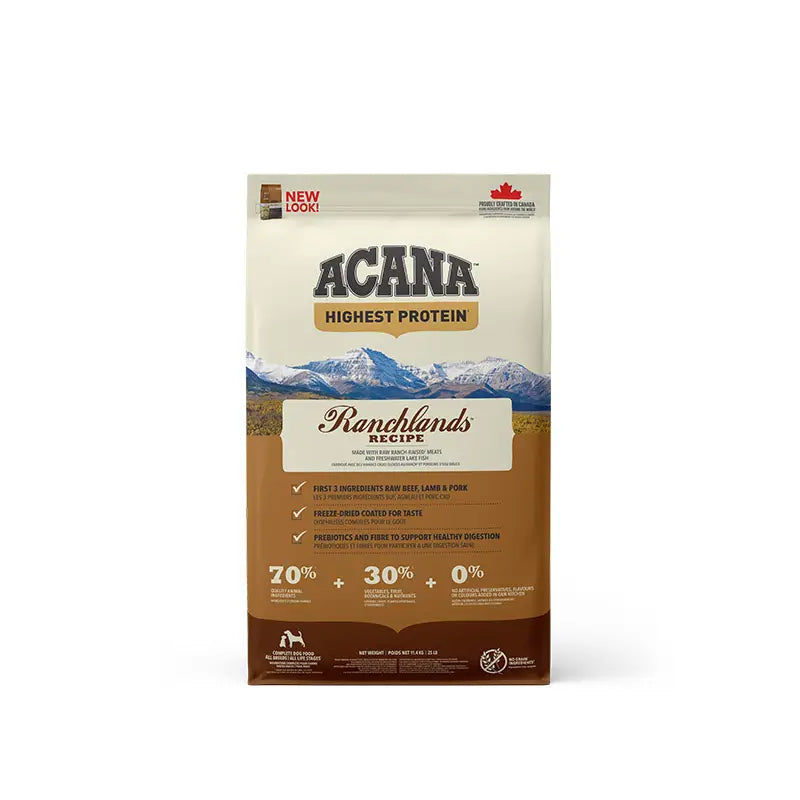 Acana Canine Adult Regionals Ranchlands Prairie 11,4Kg pienso para perros