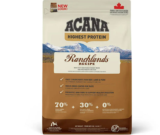 Acana Canine Adult Regionals Ranchlands Prairie 2Kg pienso para perros