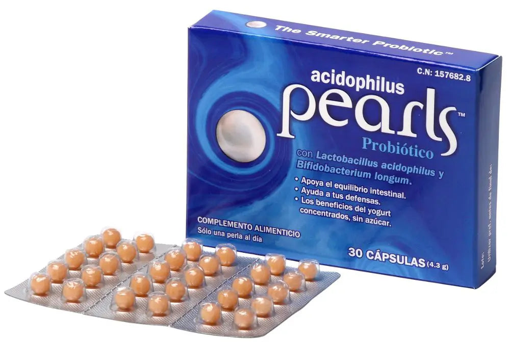 Pearls Acidophilus Probiótico 30 cápsulas