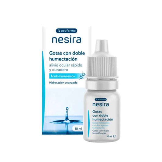 Acofar Nesira Gotas Doble Humectación con Ac.Hialurónico 10 ml