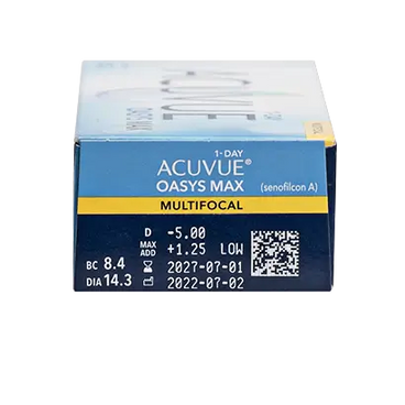 Acuvue 1 Day Oasys Max Daily Lentes Multifocais , 90 unidades