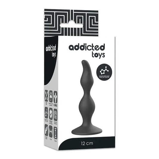 Addicted Toys  Anal Sexual Plug 12Cm Negro