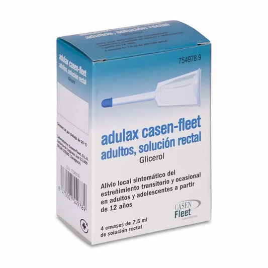 Adulax 6,14 ml Solução rectal 4 Enemas 7,5 ml