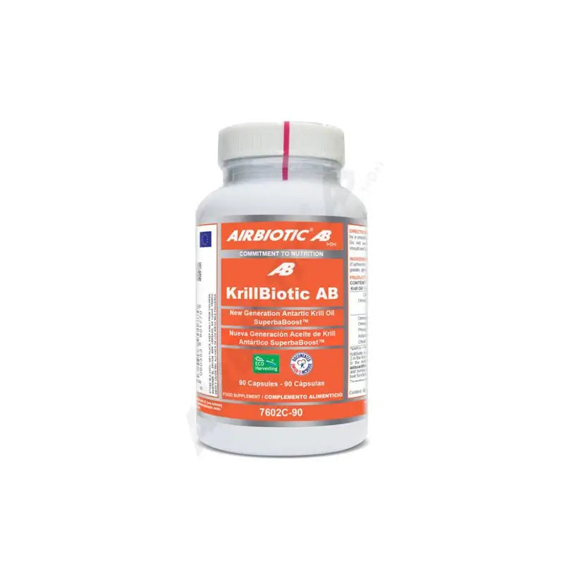 Airbiotic Krillbiotic Ab Ecoharvesting  590 Mg , 90 cápsulas