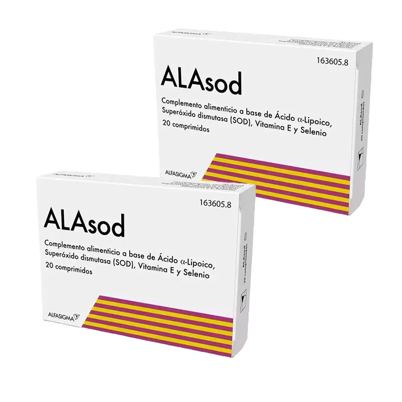 ALAsod Pack, 2 x 20 comprimidos