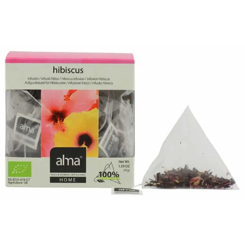 Alma Home Infusión Flor de Hibisco, 15 Pirámides